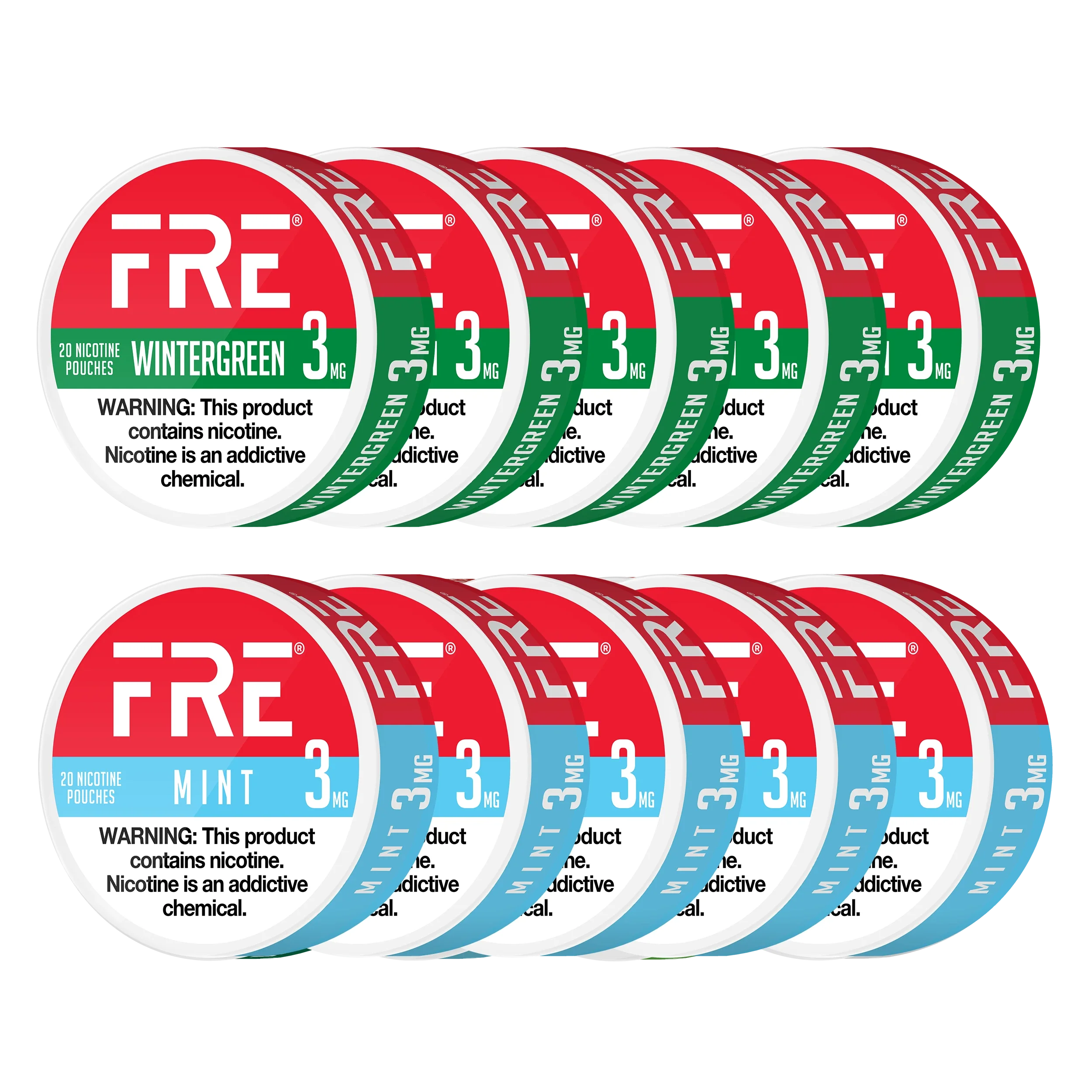 FRE Nicotine White Pouches